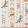 Printed Cotton FETEFORRAINE Gray / Green